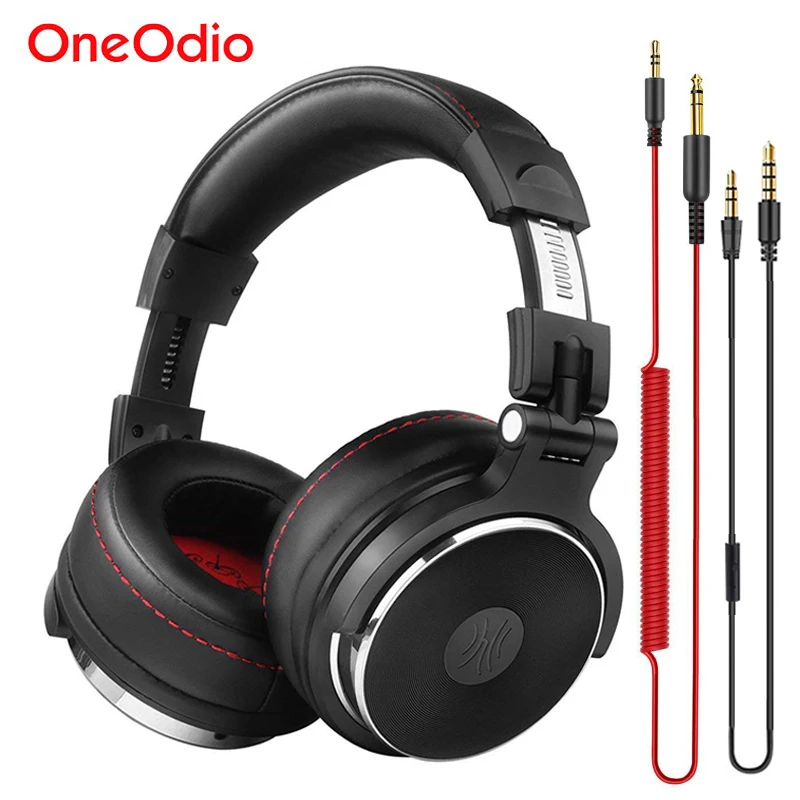 Najtaniej Oneodio Studio Pro słuchawki DJ na ucho 50mm sterowniki zestaw słuchawkowy hi fi profesjonalny Monitor DJ słuchawki z mikrofonem dla Xiaomi iPhone