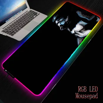 

Mairuige Star War RGB Gaming Large Mouse Pad Gamer Led Computer pad Big Mat with Backlight Carpet Keyboard Desk