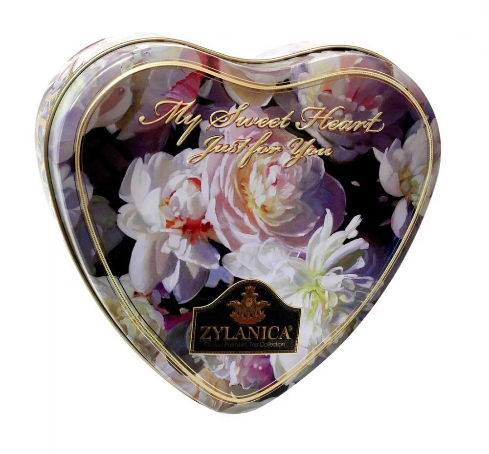 Чай Zylanica &quotMy sweet Heart just for you&quot (Сердце &quotFloral&quot) чёрный листовой Super Pekoe 100 гр |