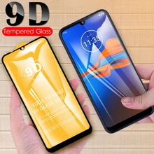 9D Pleine Couverture Protecteur D'écran En Verre Pour Motorola Moto E7 E40 E30 E20 E6 Plus E6s Trempé Verre De Protection Film=