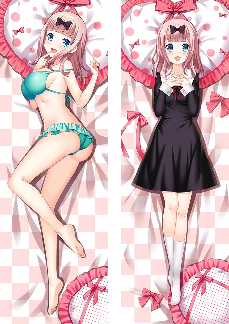 2020 May Update Anime Kaguya sama: Love Is War Fujiwara Chika обнимающая Подушка наволочка Dakimakura|Наволочка| |
