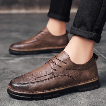 

Handmade Brand Male Dress Shoes Italy Designer Men's Oxford Shoes Genuine Leather Wedding Party Formal Casual shoes *GT200