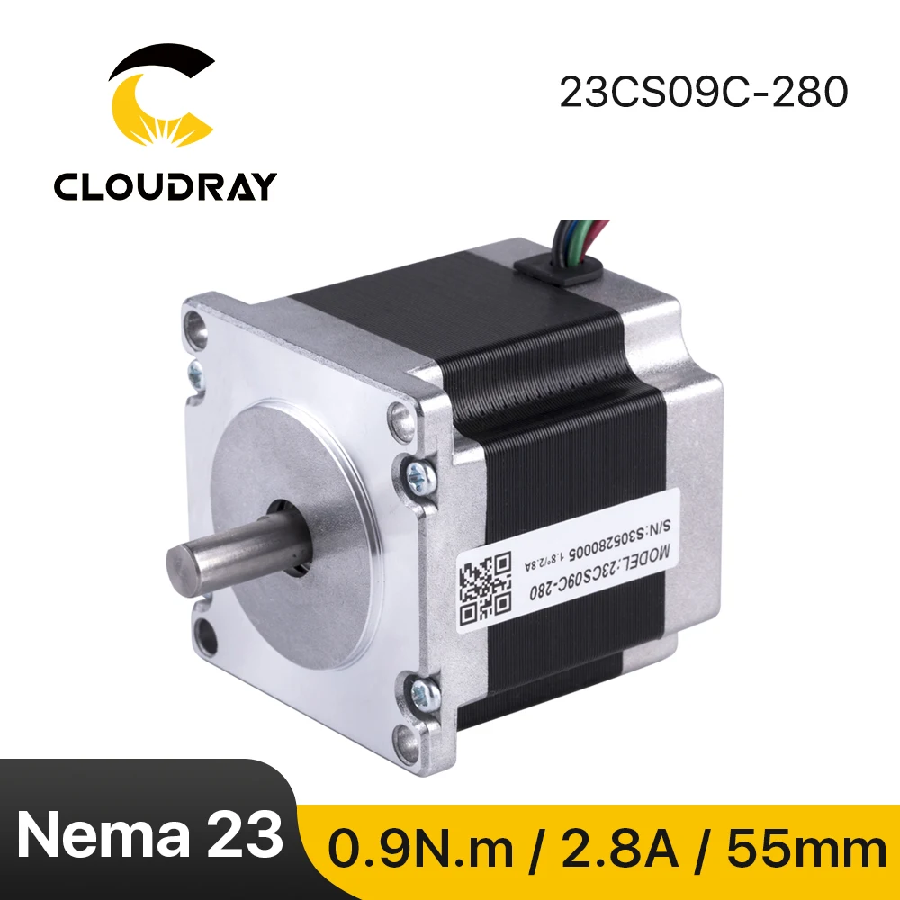 Nema23 шаговый двигатель 57 мм 90Ncm 2.8A 2 фазный 4 жильный кабель для 3D принтер
