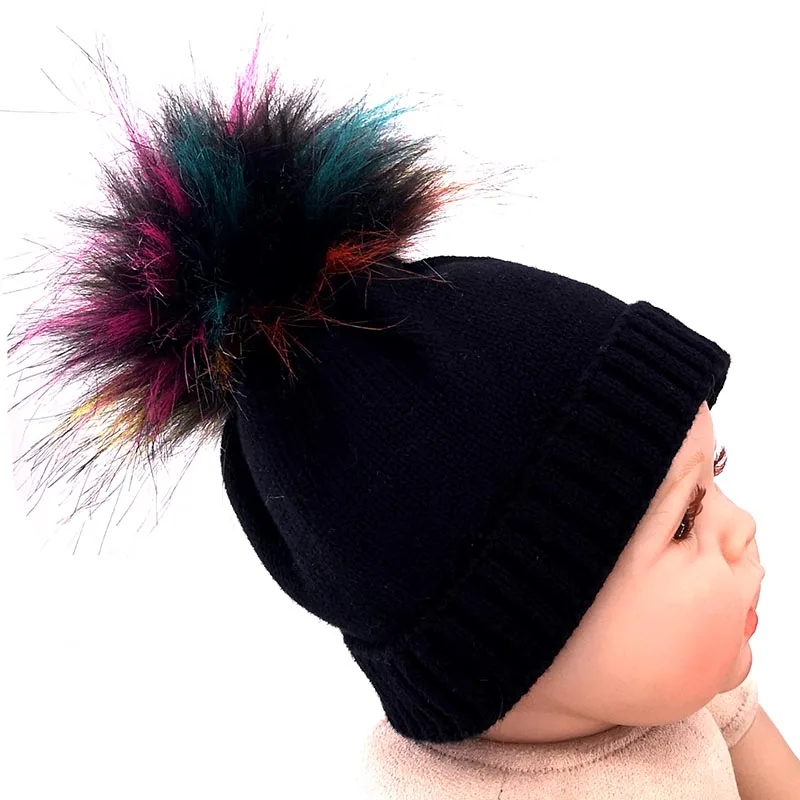Katun Lembut Merajut Beanies Topi 