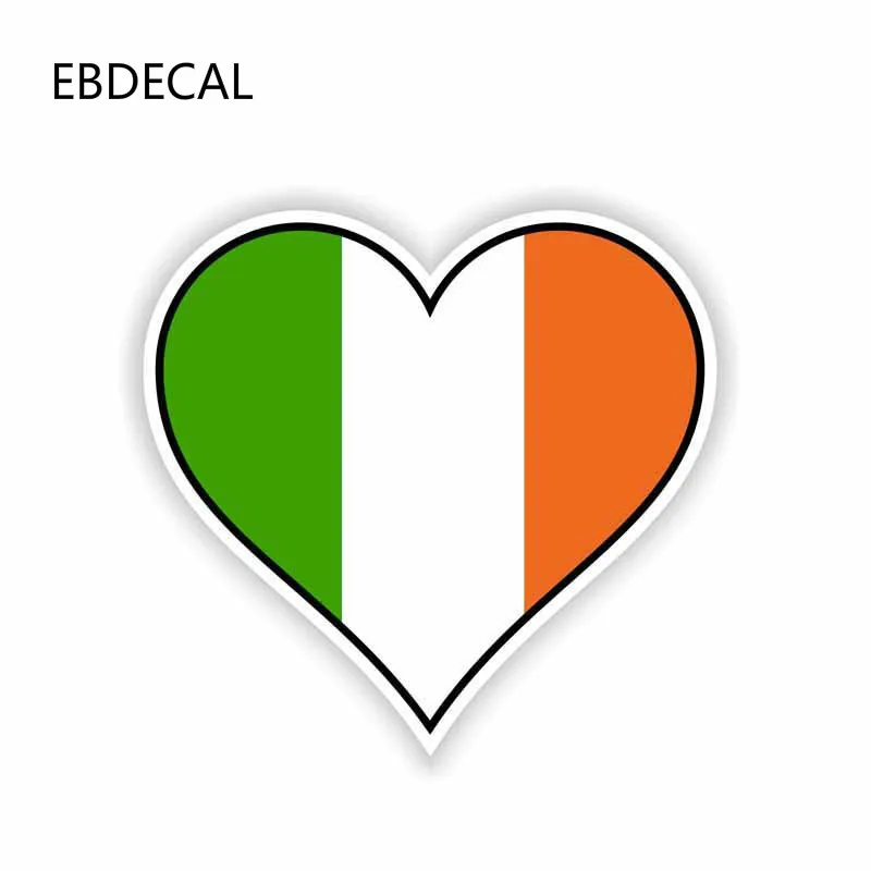Ebdeckle IRELAND сердце для Авто/бампер/окно/наклейка на стену наклейки DIY Декор CT11606 |