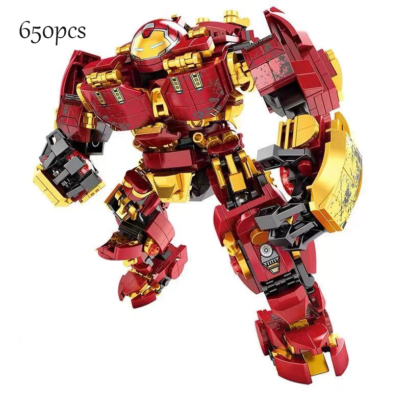 Disney Mar Building Blocks Bricks Iron man Hulkbuster War Machine