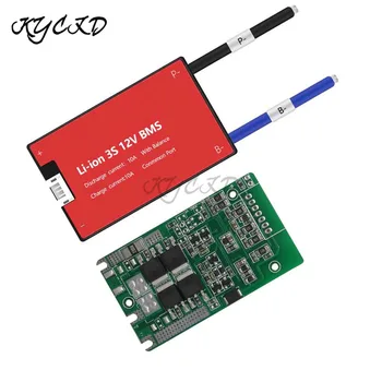 

BMS 3S 12V 10A 15A 20A 30A 40A 18650 Lithium Battery Charge Protection Board 18650 Balance Equalizer BMS for Motorcycle Escooter