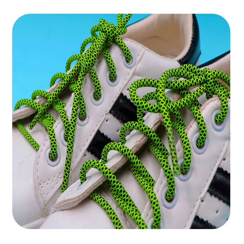 Nice Weiou Laces Trendy 3MM Polyester Shoelaces Clothing Sneaker Accessories Promotion Gift Ropes For Youth Street Basketball