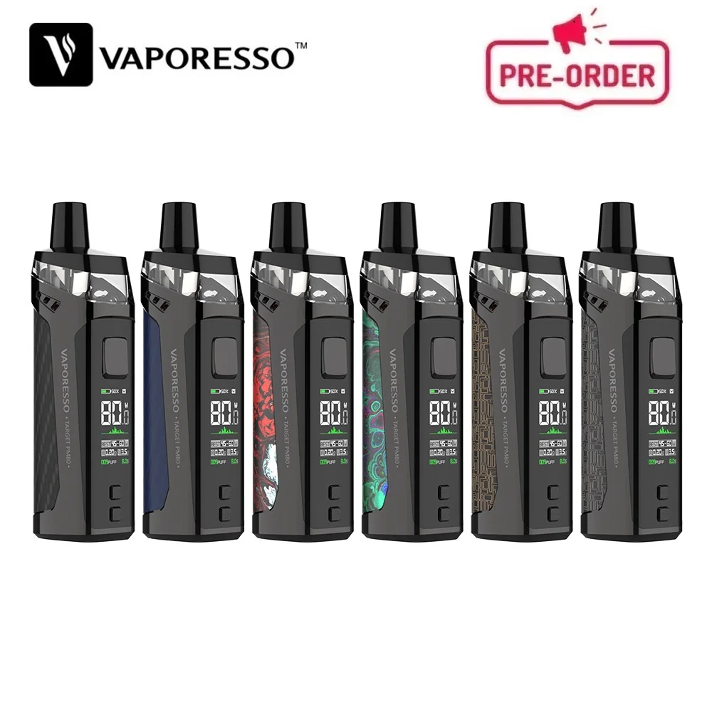 

Pre-Order New Vaporesso TARGET PM80 Mod Pod Kit with 2000mAh Battery & 4ml Pod Max 80W Pod System e cig vs Vinci X/ Aegis Boost