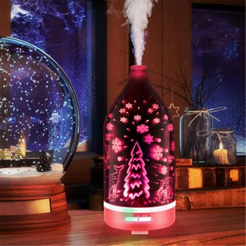 

Metal Essential Oil Diffuser 120ml Aroma Diffuser Ultrasonic Aromatherapy Humidifier Cool Mist Maker for Home Office escritori