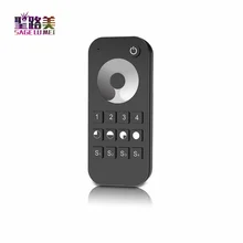 Rt1/rt6/rt8 controle remoto rf da roda do toque 1,4 ,8 zona que escurece o dimmer para 5050-3528 2835 única cor conduziu a fita da luz de tira