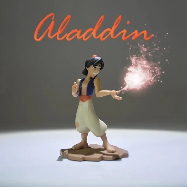 Disney Aladdin Prince 8.5 Action Figures Anime Figurine Toy Mini Decoration Collectibles Toys for Children 2