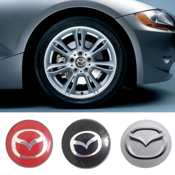 

52/56/60mm Car Wheel Center Hub Caps For Mazda Badge Atenza MX3 CX3 CX5 CX7 CX9 2 3 6 323 626 RX8 RX7 Protege Axela Accessories
