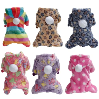 

Soft Warm Pet Dog Jumpsuits Clothing for Dogs Pajamas Fleece Pet Dog Clothes for Dogs Coat Jacket Chihuahua Clothes Ropa Perro