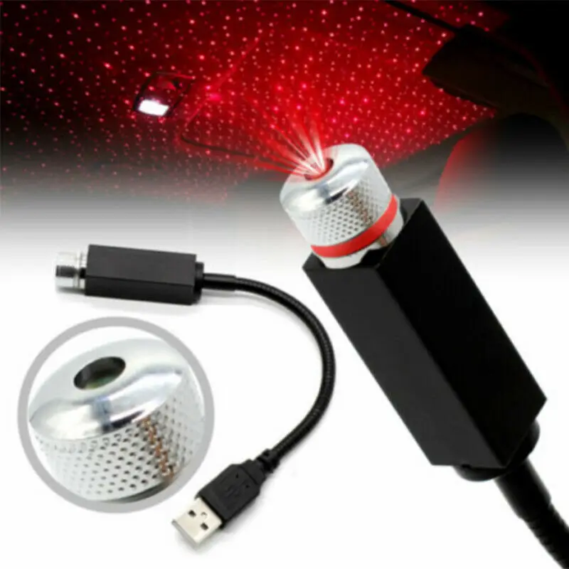 Мини USB светодиодный светильник на крышу автомобиля, ночной Светильник s, прожектор, светильник для автомобиля, атмосферный светильник