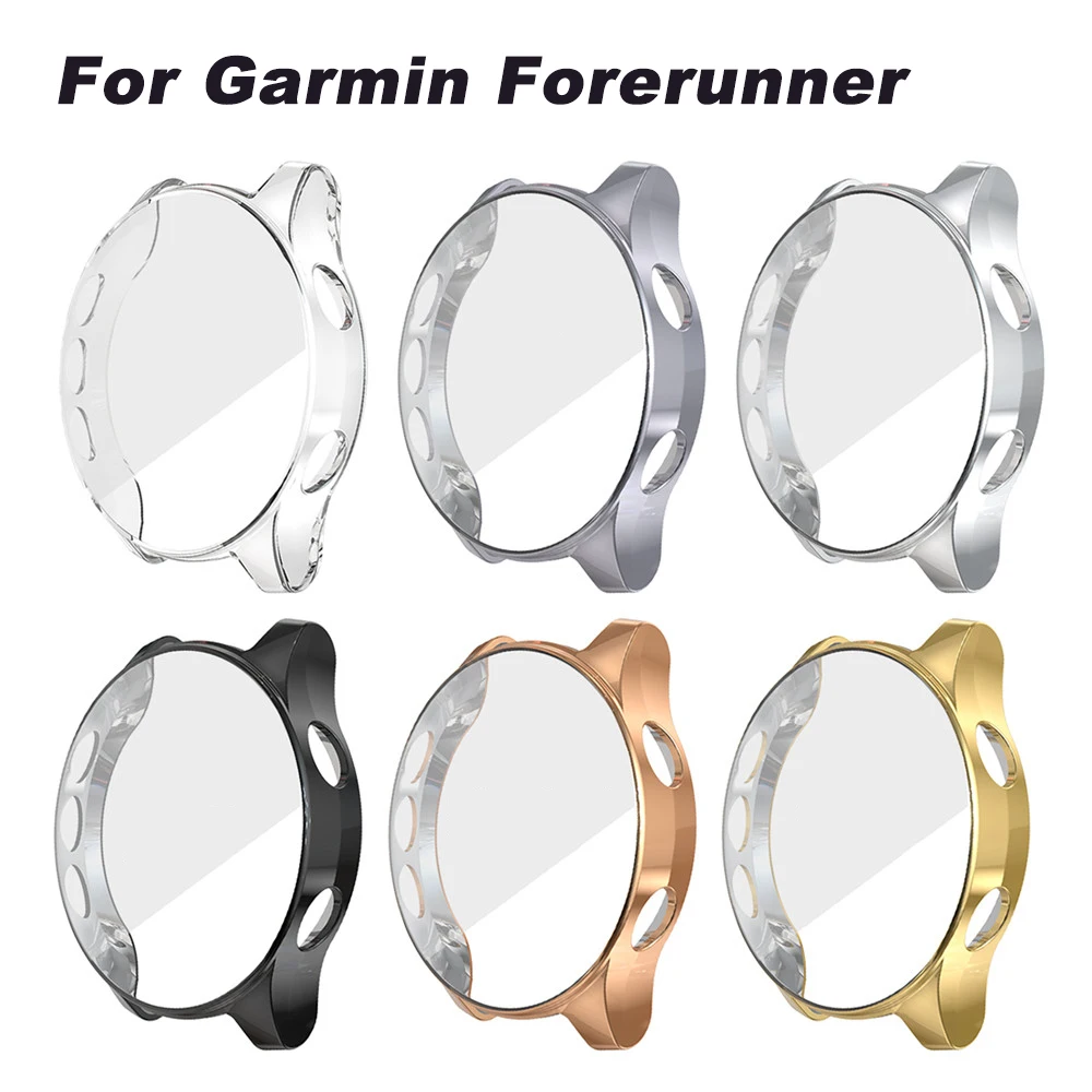 Мягкий ударопрочный чехол из ТПУ для часов Garmin Forerunner 935 гибкий полноразмерный