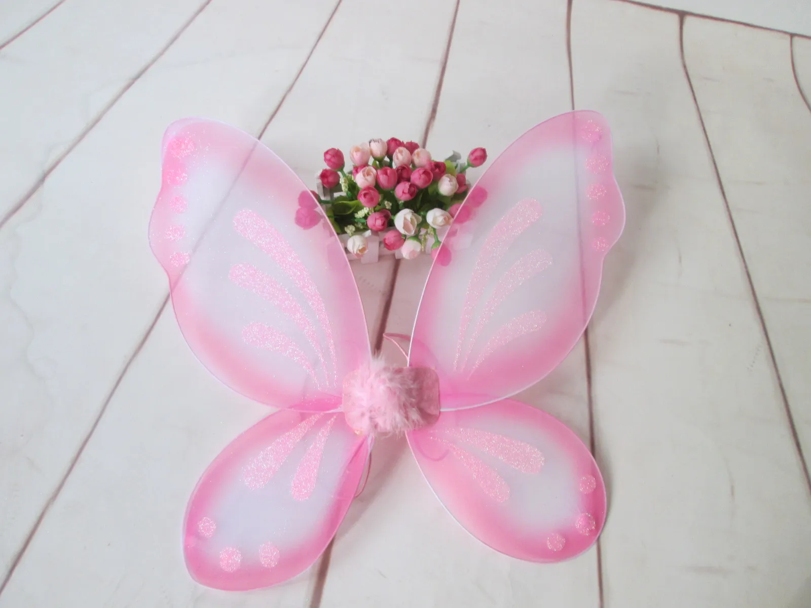 10 цветов крылья бабочки и феи для девочек Tinkerbell Pixie дети девочки Рождество Хеллоуин вечеринка в честь Дня рождения костюм, реквизит подарки - Цвет: 7