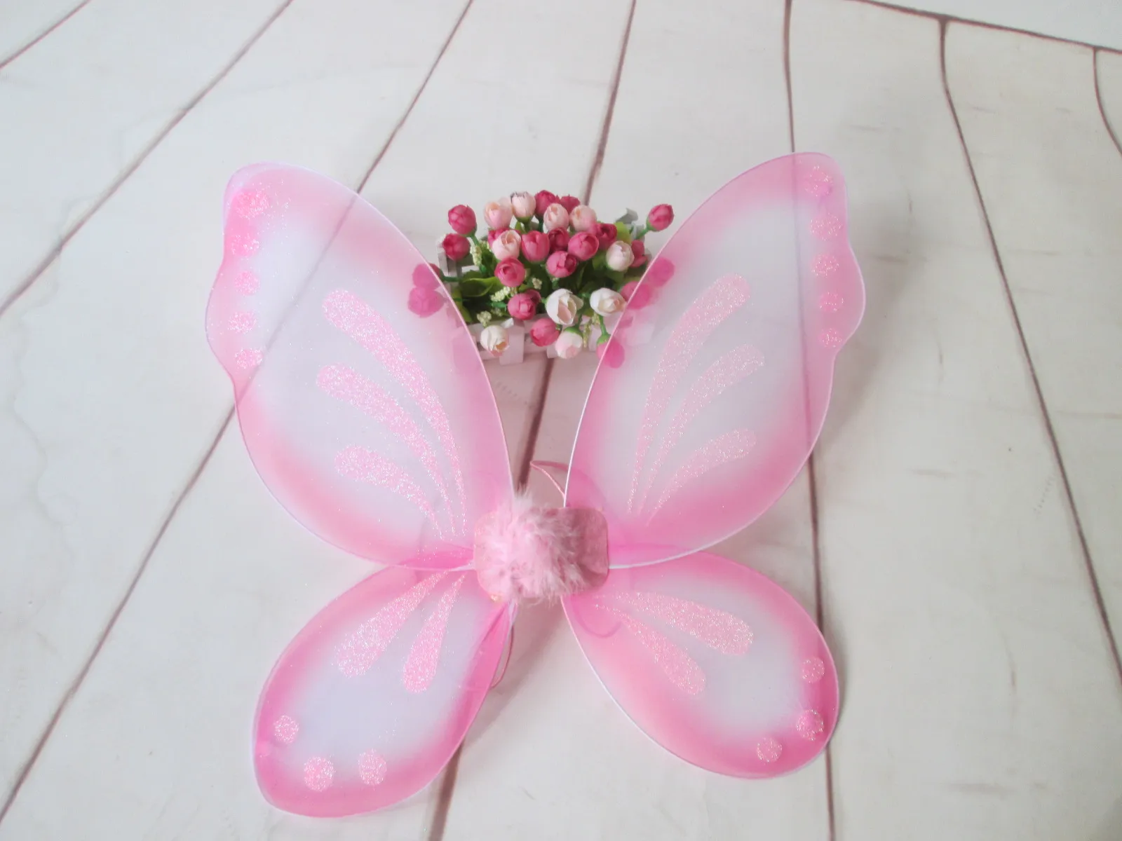 7 10 цветов крылья бабочки и феи для девочек Tinkerbell Pixie дети девочки Рождество Хеллоуин вечеринка в честь Дня рождения костюм, реквизит подарки - Цвет: 7