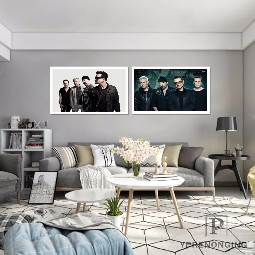 Пользовательские U2 портретный плакат искусство домашний декор холст печать из