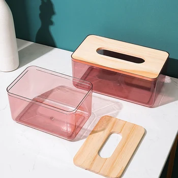 

Nordic Minimalist Tissue Box Living Room Pumping Storage Case with Non Slip Bottom Household Home Storage FP8