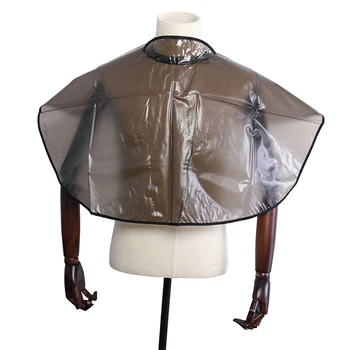 Billig Haarschnitt Umbrella Machen Up Haar Wraps Salon Schürzen Haar Schnitte Wasserdichte Erwachsene Cape Kleidung Salon Friseur Cape Schneiden Capes