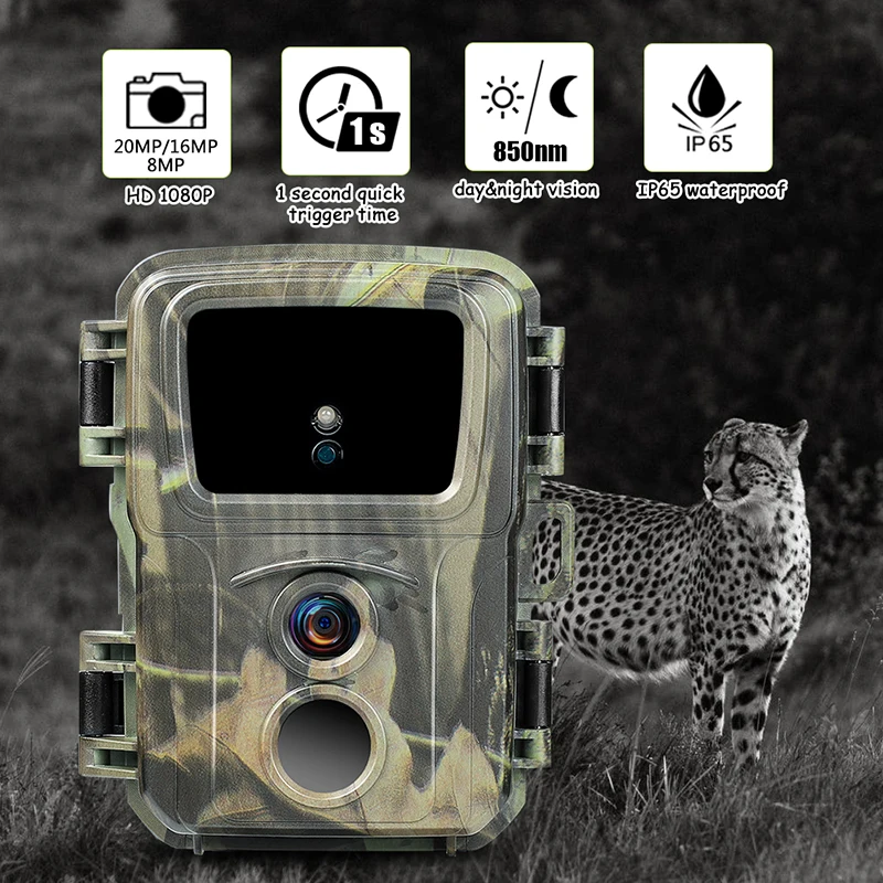 Outdoor Wildlife Trail Hunting Camera 16MP 1080P Night Vision Wild Photo Trap