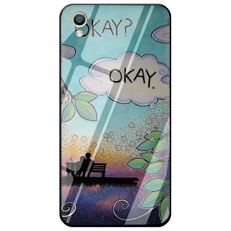 EWAU Прохладный tfios фан-арт закаленное Стекло чехол для телефона чехол для OPPO A7 A5s AX7 AX5s A37 A77 A7X F3 F5 F7 F9 F11 Pro - Цвет: G11