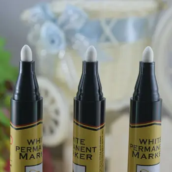 

White Marker Pen Paint Oil Car Tire Marker Pen Waterproof Paint Graffiti Pen M0XB