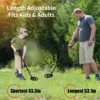Adjustable Metal Detector MD-3028 with 8.5" Waterproof Coil,7 Target Categories, Depth Indication, LCD Display P/T function 6