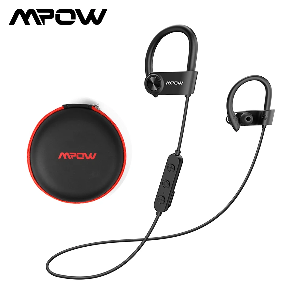 Беспроводные наушники Mpow D9 Bluetooth 5 0 спортивные APTX с микрофоном водонепроницаемые