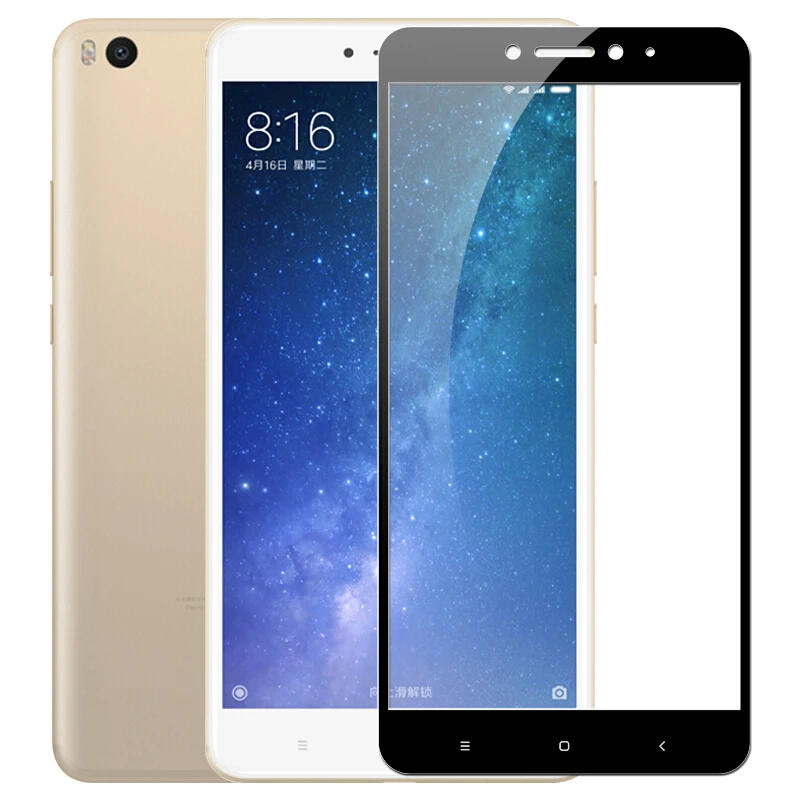 2 шт. 2.5D 9H Защита экрана для Xiaomi Mi Max 3 Полное покрытие закаленное стекло