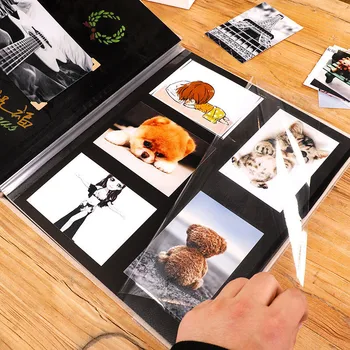 

6 Inch 600 Sheets Photo Album for Kids Arge Wedding Photo Album DIY Memory Book Interleaf Album Family Photo Home Decor Albums