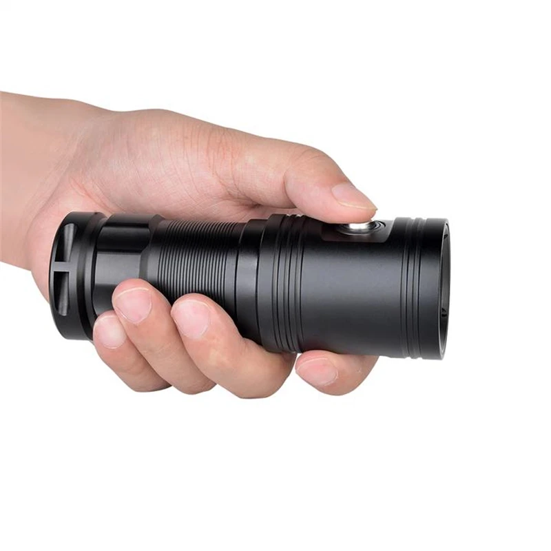 

Trustfire DF30 2350lm Rechargeable Dive Flashlight Underwater Diving Photo Video Spotlight IPX8 Waterproof Torch Lantern Lamp