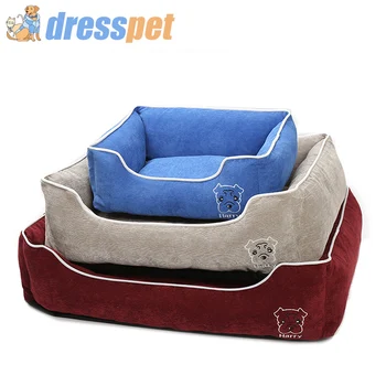 

S-XL Removable Pet Dog Bed Warm Soft Cozy Corduroy Beds House For Small Medium Dogs Washable Breathable Winter Pets Mat Kennel