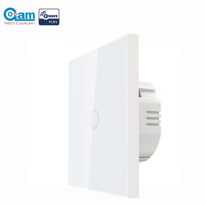 

NEO COOLCAM One Gang Smart Home Z-wave Wall Light Switch Home Automation ZWave Wireless Smart Remote Control Light Switch
