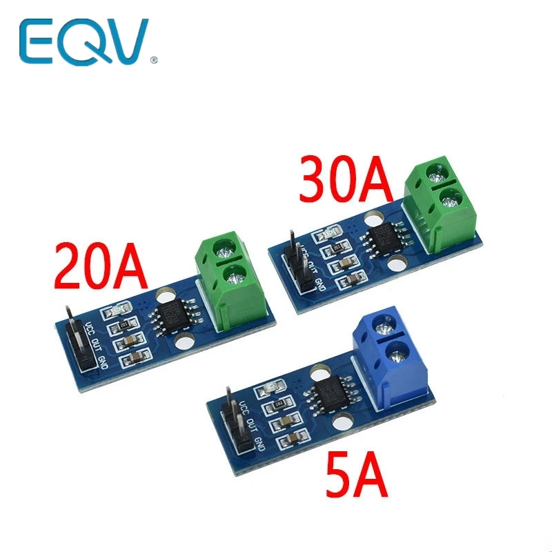 Модуль датчика тока зала диапазона EQV горячая Распродажа ACS712 5A 20A 30A модуль для