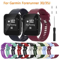 Correas deportivas de silicona para reloj Garmin Forerunner 30 35, pulsera inteligente transpirable, accesorios resistentes al agua