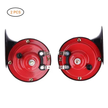 

Car Horn Loud Pressure Klaxon Speaker 12V Waterproof 110db Snail Cry Air Horn Vespa Loudnes For Car Motorcycle Clarion