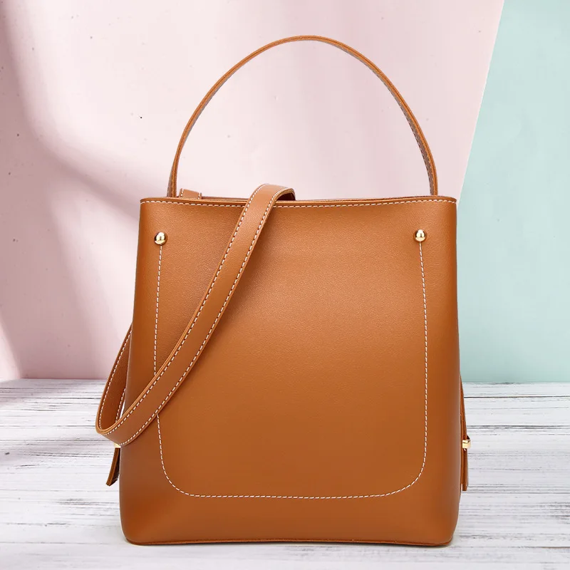 

2019 Summer New Style Bucket Bag WOMEN'S Bag Handbag Shoulder Bag Over-the-shoulder Bag