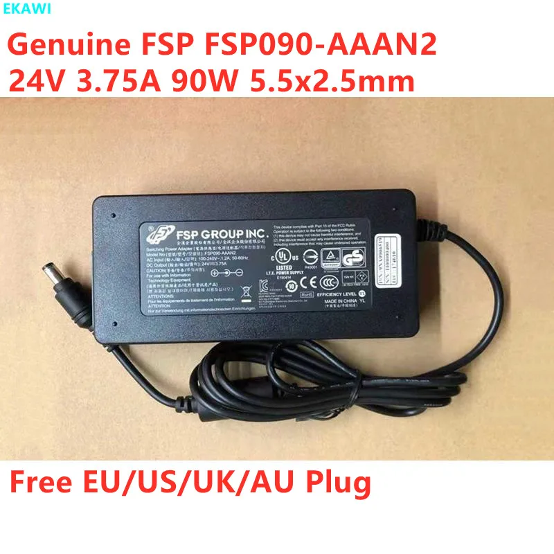 Оригинальный FSP FSP090-AAAN2 24 В 3 75 а 90 Вт адаптер переменного тока для зарядного