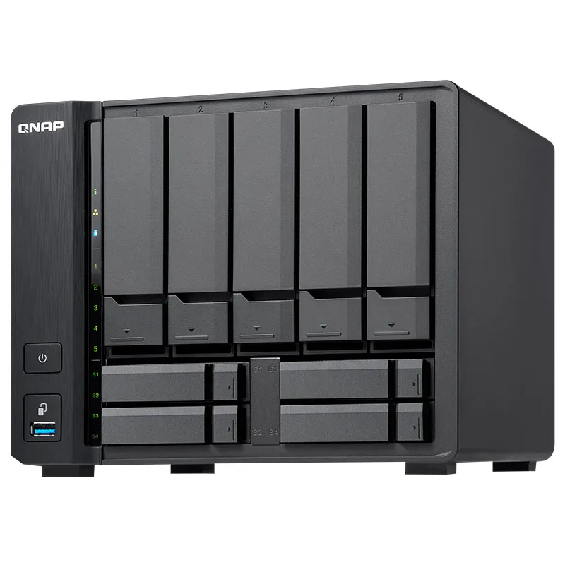 Продукт QNAP TS-963N 4G память 9-bay бесдисковый nas, nas сервер nfs Сетевое хранилище Облачное хранилище, 2 года гарантии