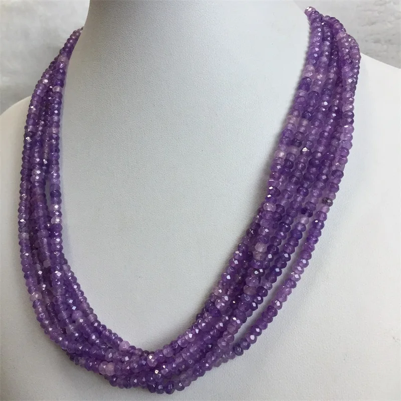 Emerald Jade Beaded Choker Necklace with Sapphire Accents