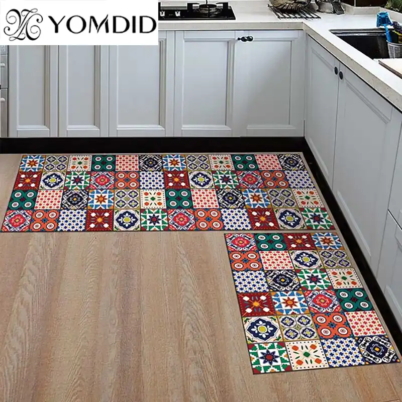 Tapis De Cuisine Moderne Antiderapant Tapis De Cuisine Moins Cher