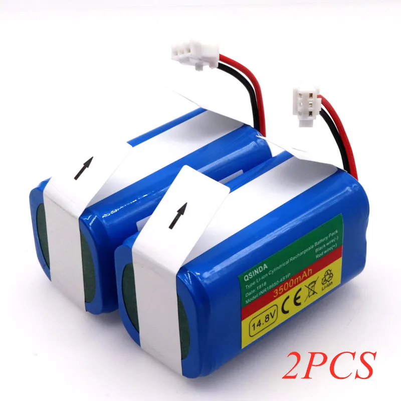 Черный 14,8 V 3500mAh аккумулятор для робота-пылесоса Замена для chuwi ilife v7 V7S Pro Роботизированная уборочная машина - Цвет: Черный