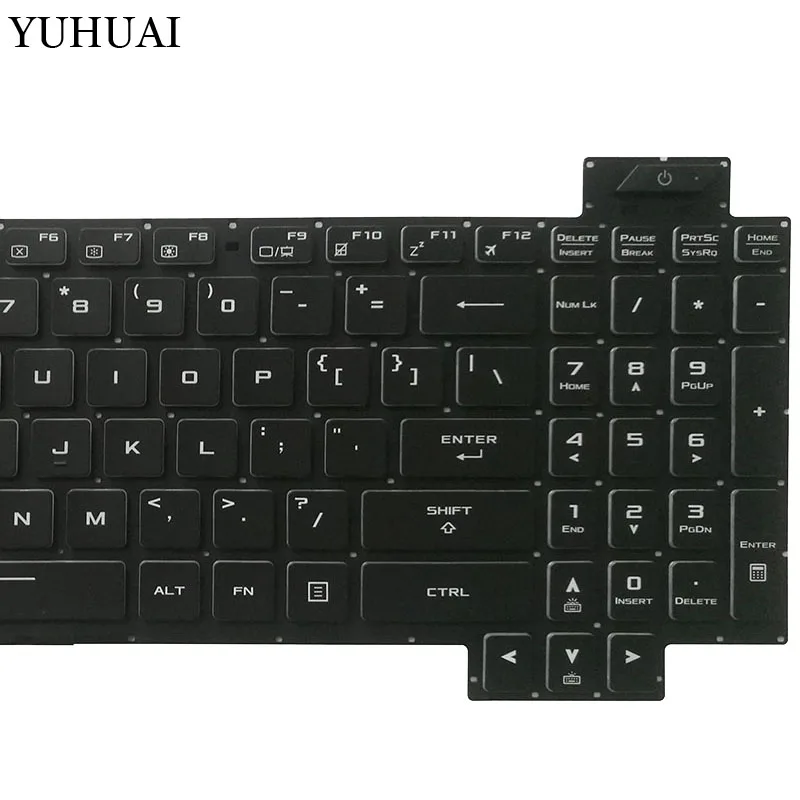 Новая американская, с задней подсветкой Клавиатура для ноутбука Asus TUF Gaming FX505 FX505GD FX505GE FX505GM FX86 клавиатура