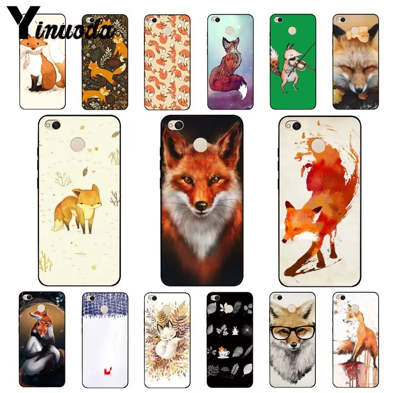 Чехол для телефона Yinuoda Fox в осенних листьях лес сна Xiaomi mi5 6 A1 A2 Lite Mi9 9SE mi8lite F1 Mix2 2S Max2