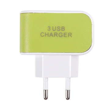 

Tripping 3.1A USB charger AC adapter/ charger/ EU plug green