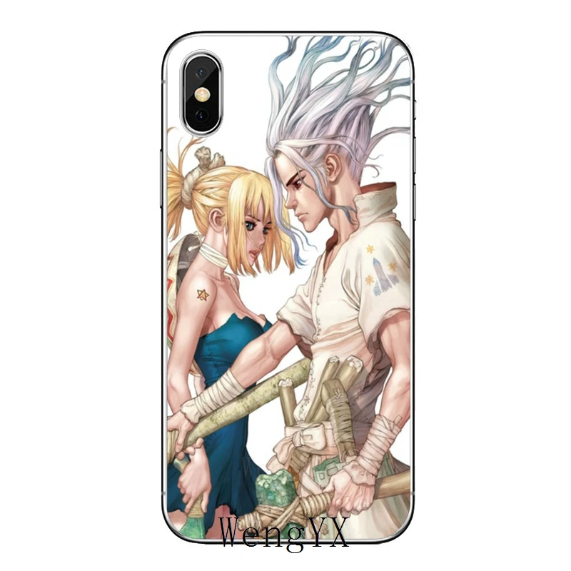 Dr. stone аниме для iPhone XR X XS Max 8 7 6s 6 plus SE 5s 5c 5 iPod Touch аксессуары чехол для телефона - Цвет: dr.-stone-anime-A-06