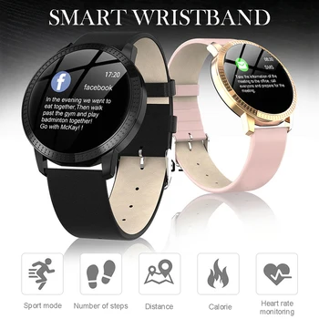 

Smart Wristwatch IP67 Waterproof Fitness Blood Pressure Heart Rate Monitor Smart Wristwatch Bracelet Compatible For Android iOS