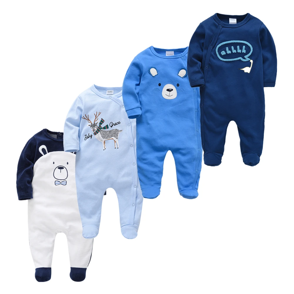 Ползунки для новорожденных мальчиков Roupas Bebe De комбинезон из 100% хлопка маленьких